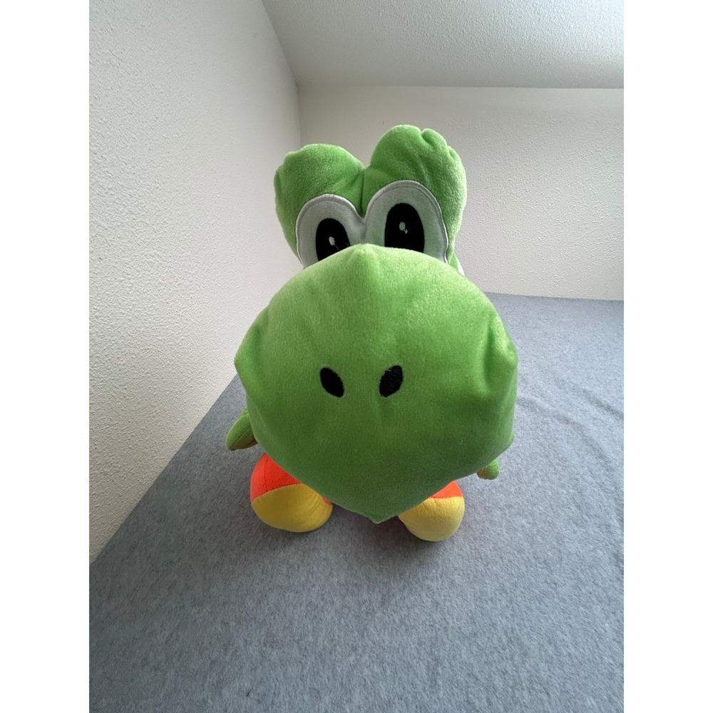Nintendo Super Mario Yoshi Plush 21' Stuffed Toy Green with Back Pocket Storage
